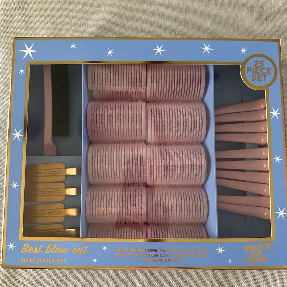 NWT Holler and Glow Best Blow Out Hair Tools Set